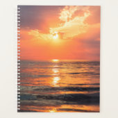 zonsondergang over water planner (Voorkant)