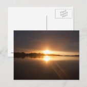 Zonsondergang over Zambezi Rivier - Briefkaart (Voorkant / Achterkant)