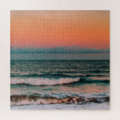 zonsondergang over zee legpuzzel (Verticaal)