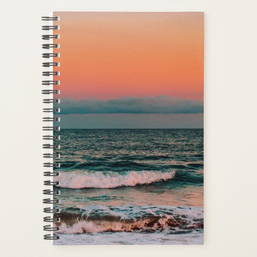 zonsondergang over zee planner (Voorkant)