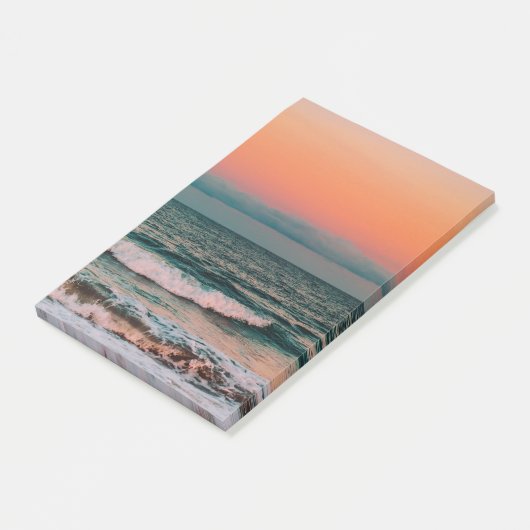 zonsondergang over zee post-it® notes (Schuin)
