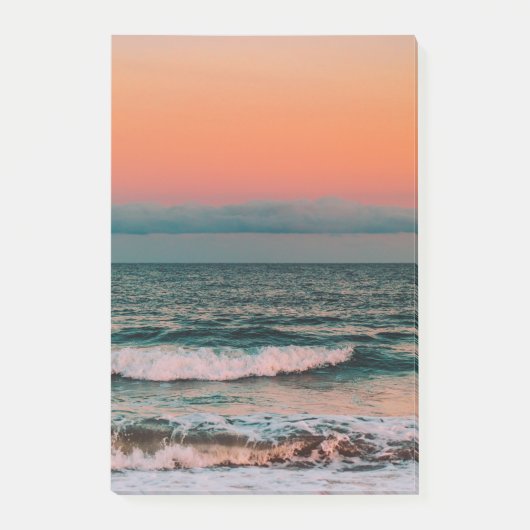 zonsondergang over zee post-it® notes (Voorkant)