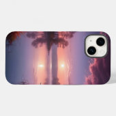 Zonsondergang Paars Meren Landschap Drie Case-Mate iPhone Case (Achterkant (horizontaal))