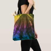 Zonsondergang Palmbladeren Tote Bag (Dichtbij)