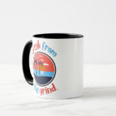 Zonsondergang Palmbomen Koffiemok Mok (Voorkant links)