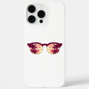 Zonsondergang Palmboom Strand Zomer Vakantie Tropi iPhone 16 Pro Max Hoesje