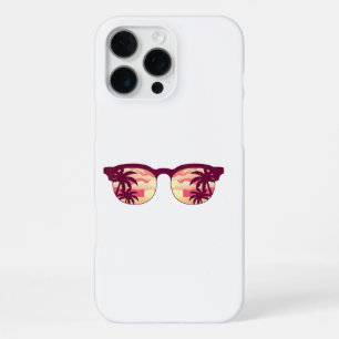 Zonsondergang Palmboom Strand Zomer Vakantie Tropi iPhone 16 Pro Max Hoesje