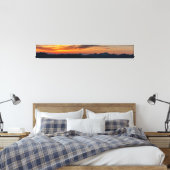 Zonsondergang panorama over Ben Nevis, Lochaber, S Canvas Afdruk (Insitu (Slaapkamer))