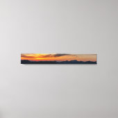 Zonsondergang panorama over Ben Nevis, Lochaber, S Canvas Afdruk (Voorkant)