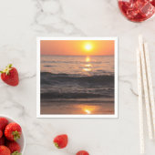 Zonsondergang, papieren servetten (Insitu)
