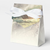 Zonsondergang paradijsstrand kust bruiloft bedankdoosjes (Voorkant Zijde)