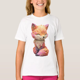 Zonsondergang Pastel Gebruikte Fantasievolle Vos K T-shirt