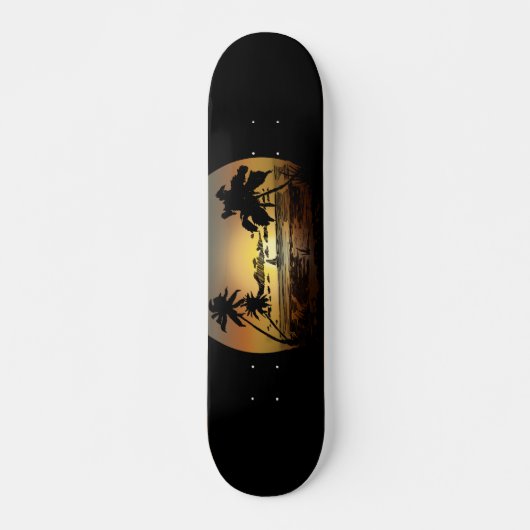 Zonsondergang Persoonlijk Skateboard (Voorkant)