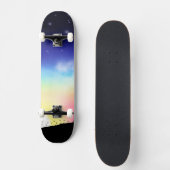 zonsondergang persoonlijk skateboard (Voorkant)