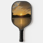zonsondergang pickle ball racket (Achterkant)