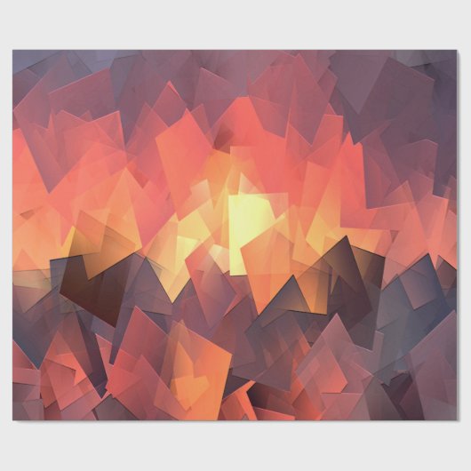 Zonsondergang plezier.... cadeaupapier (Vlak)