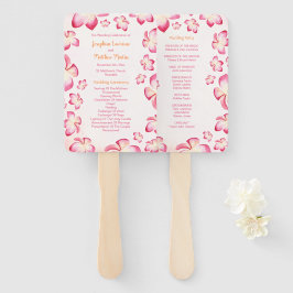 Zonsondergang Plumera Trouwceremonie Programma's Handwaaier