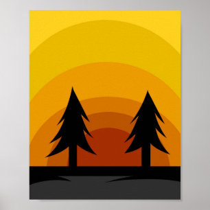 zonsondergang poster
