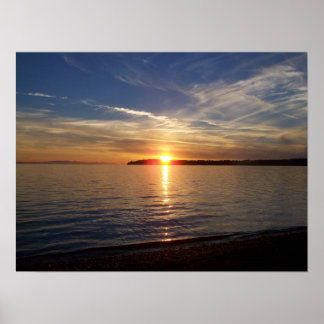 zonsondergang poster