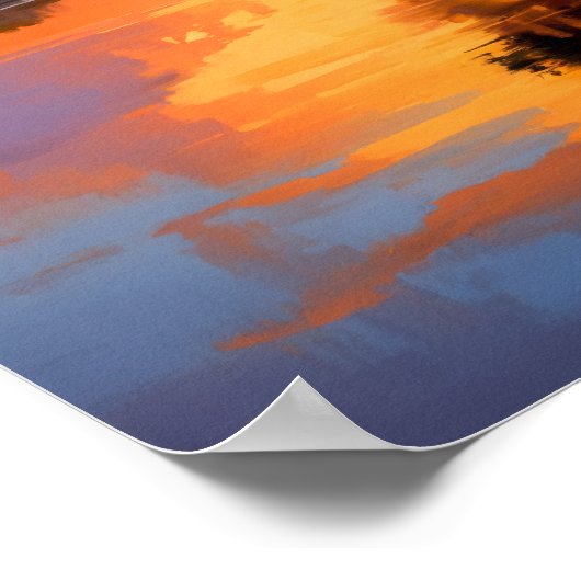 zonsondergang poster (Hoek)