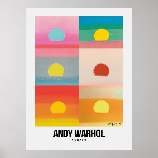 Zonsondergang Poster (Voorkant)