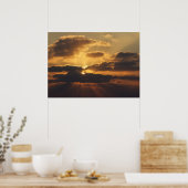 Zonsondergang Poster (Keuken)
