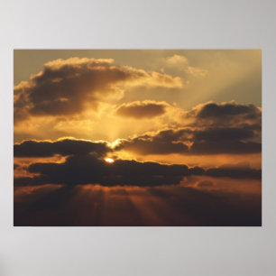 Zonsondergang Poster