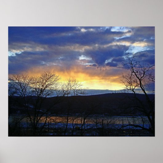 Zonsondergang Poster (Voorkant)