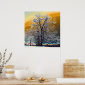 Zonsondergang Poster (Keuken)