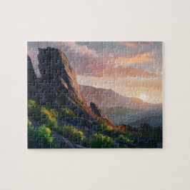 Zonsondergang Puzzel