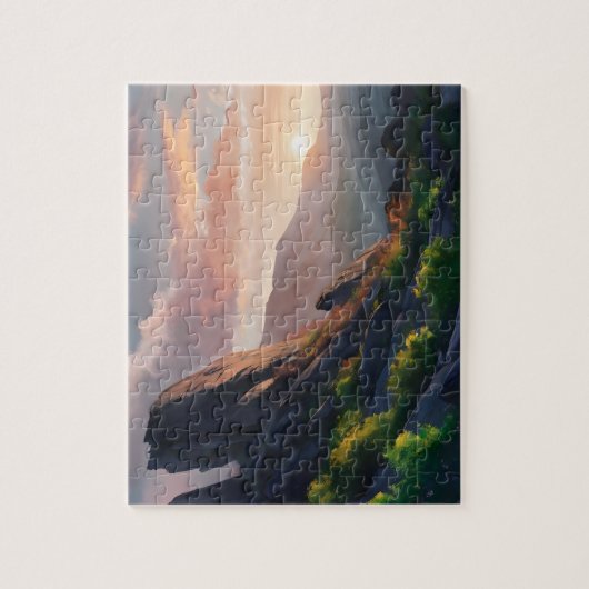 Zonsondergang Puzzel (Verticaal)