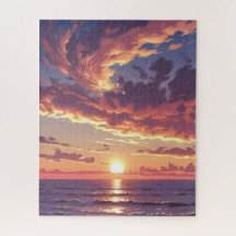 Zonsondergang Puzzel