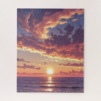 Zonsondergang Puzzel