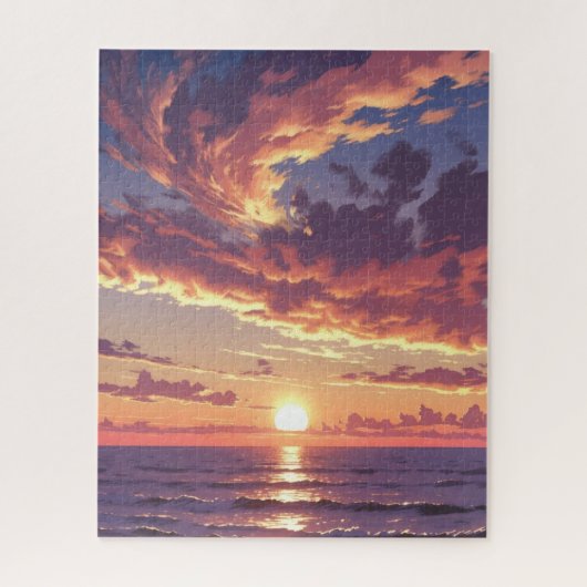 Zonsondergang Puzzel (Verticaal)