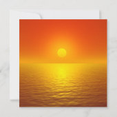 Zonsondergang Reflectie Briefpapier (Achterkant)