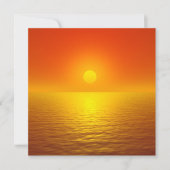 Zonsondergang Reflectie Briefpapier (Voorkant)
