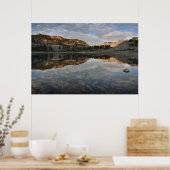 Zonsondergang reflecties op Lake Helen, Lassen Poster (Keuken)