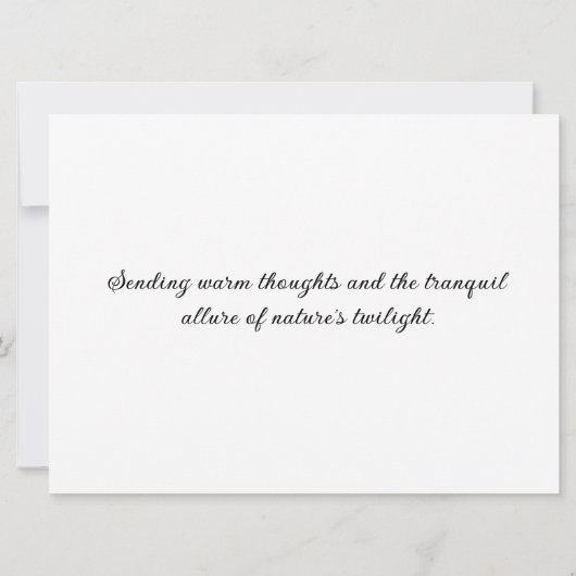 Zonsondergang Reflecties op Newfound Lake (Achterkant)