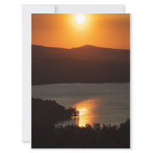 Zonsondergang Reflecties op Newfound Lake