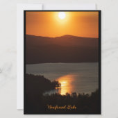 Zonsondergang Reflecties op Newfound Lake (Voorkant)