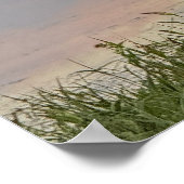 Zonsondergang Reflecties Waterlandschap Poster (Hoek)