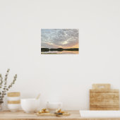 Zonsondergang Reflecties Waterlandschap Poster (Keuken)