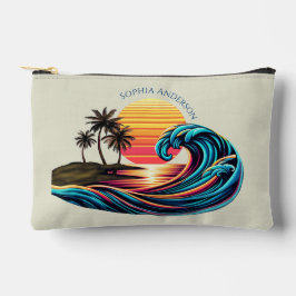 Zonsondergang Retro Surf-Wave Etui