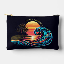 Zonsondergang Retro Surf-Wave Etui