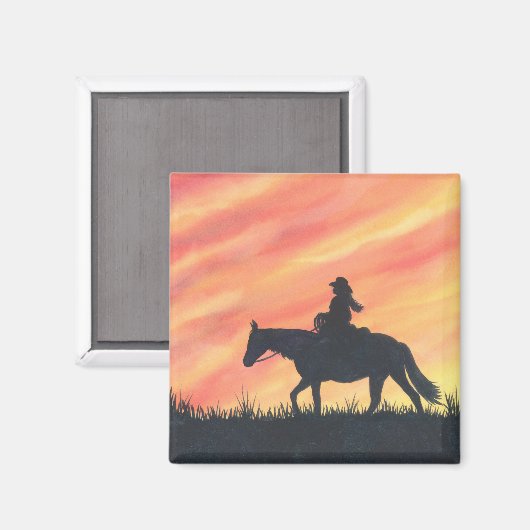 Zonsondergang Ride Magnet (Voorkant / Achterkant)