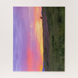 Zonsondergang Rit Jigsaw Puzzel
