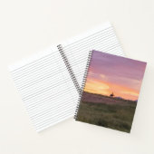 Zonsondergang Rit Spiraal Notebook Notitieboek (Binnen)