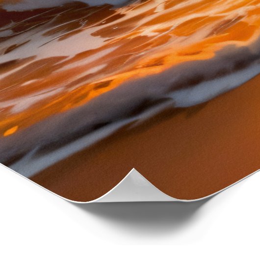 Zonsondergang Ritmes: Strandballet Poster (Hoek)