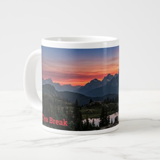 Zonsondergang Rocky Mountains Mok - Twee talen (Links)