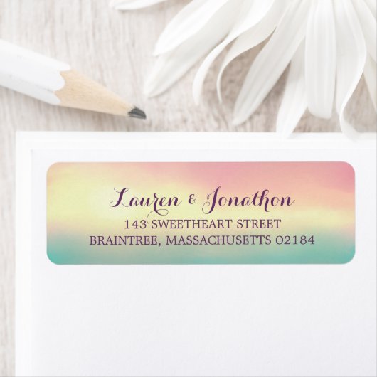 Zonsondergang Romance | Retouradres Etiket (Insitu)